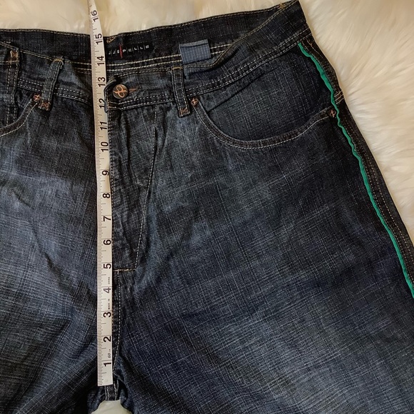 Pelle Pelle Marc Buchanan Men’s Blue HipHop Jeans Size 36 X 34 Y2K 90’s Cotton - Picture 8 of 10